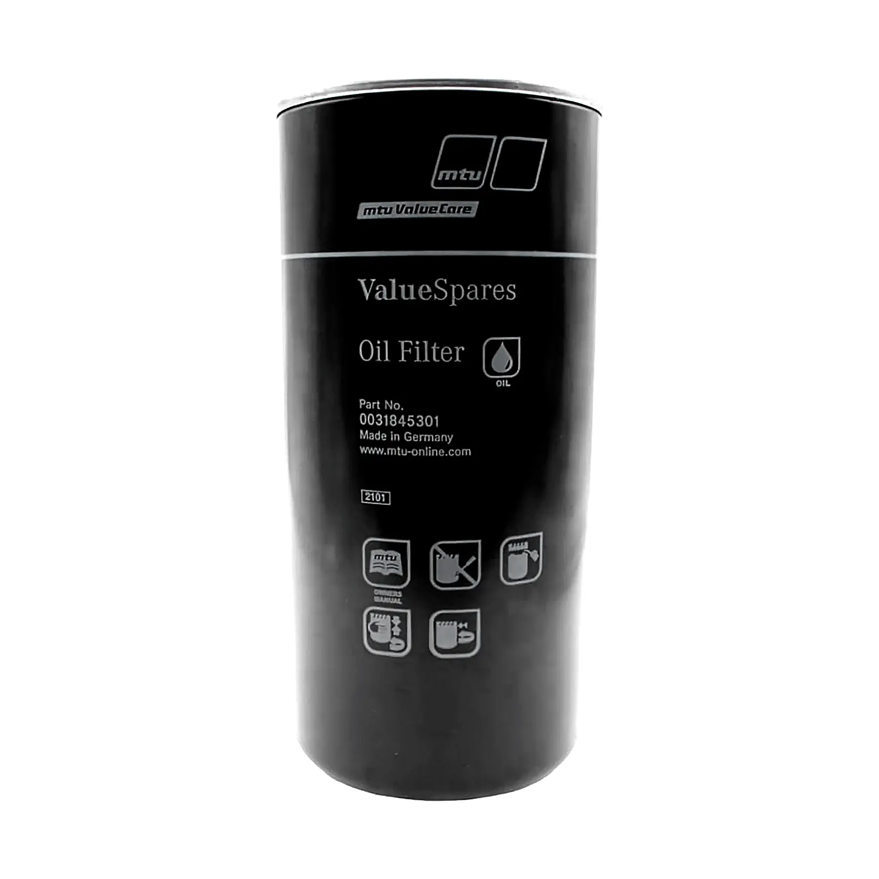 FILTRO DE ACEITE MTU 0031845301 (1906)