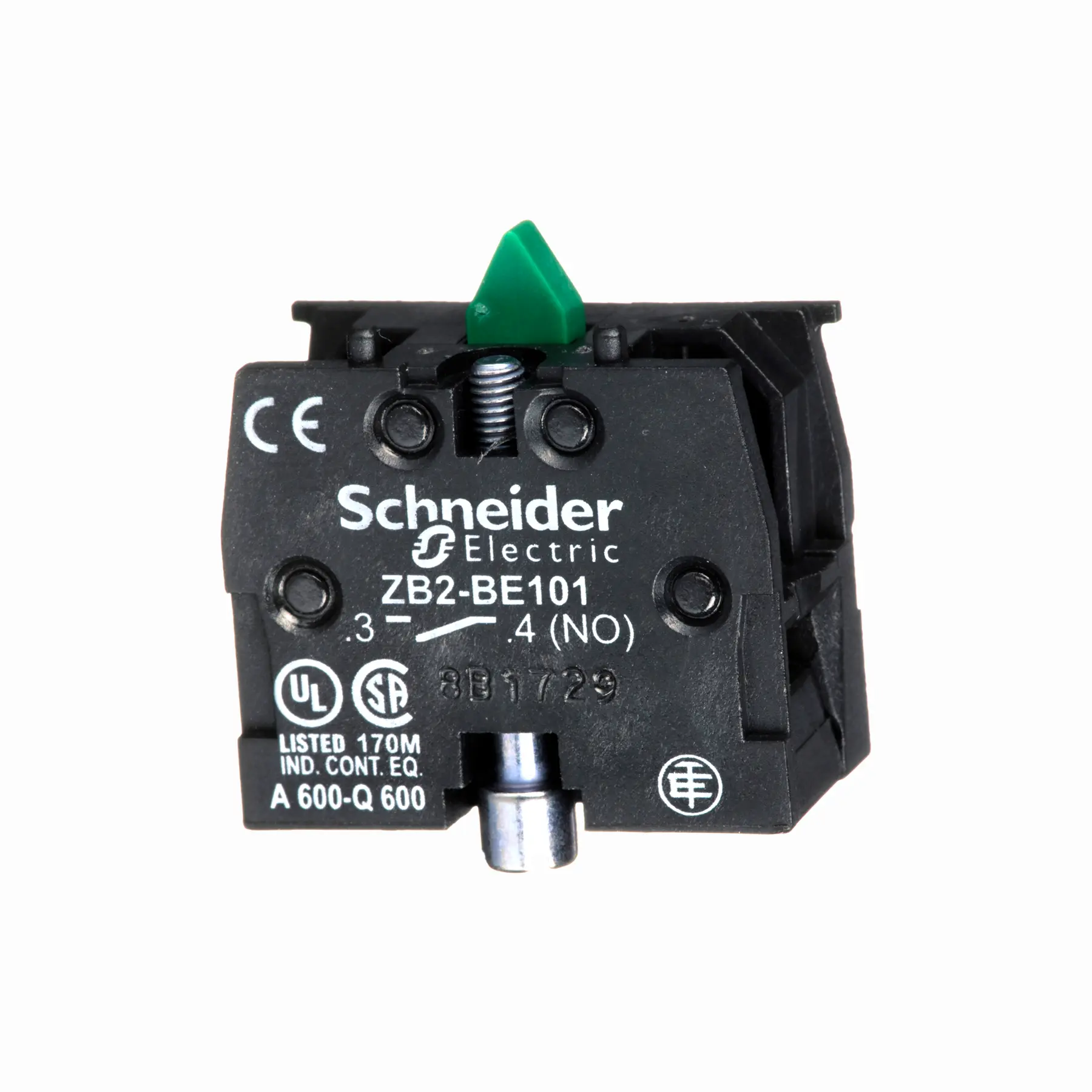 BASE DE BOTÓN PULSADOR SCHNEIDER ELECTRIC ZB2-BE101C