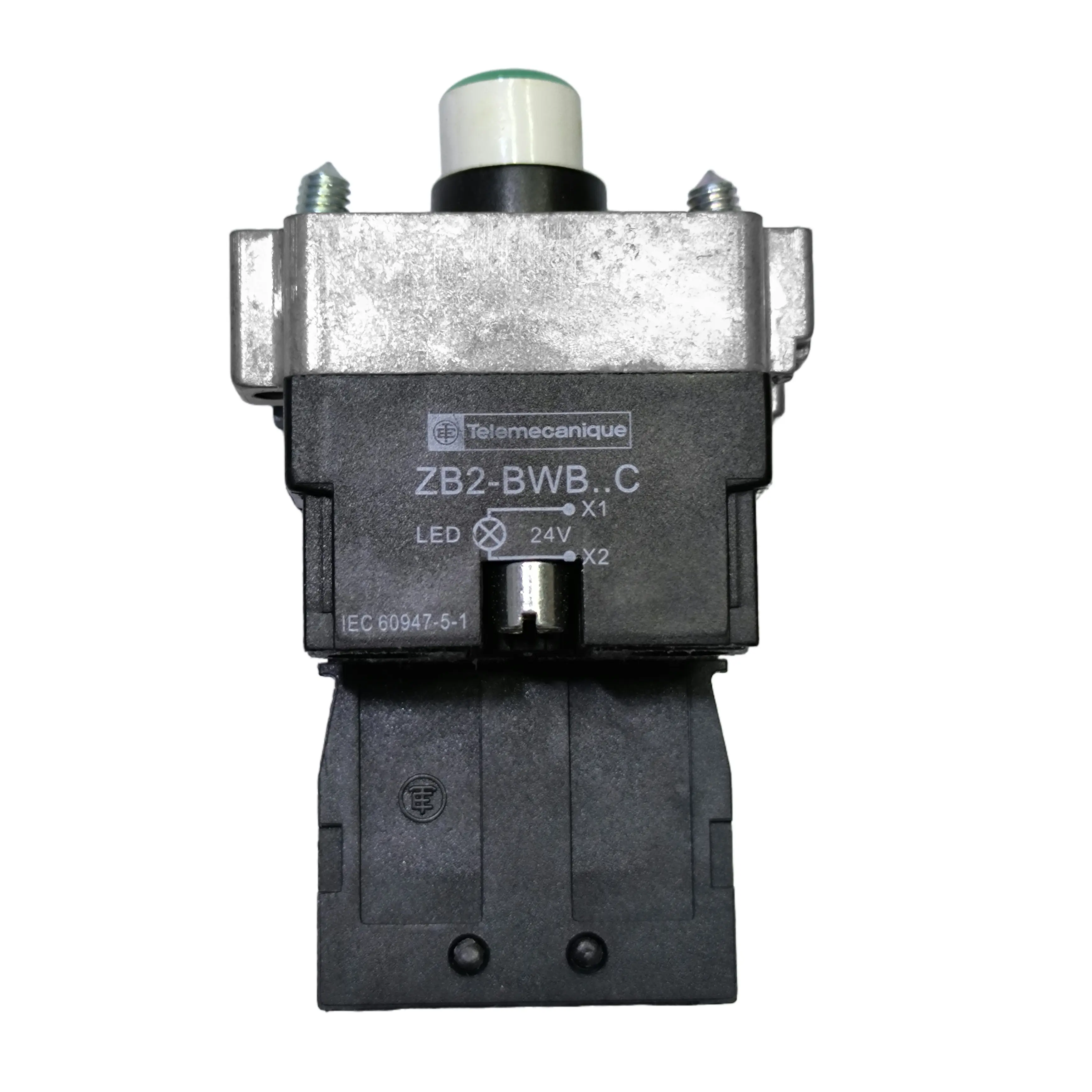 BOTÓN PULSADOR ZB2-BWB31C VERDE