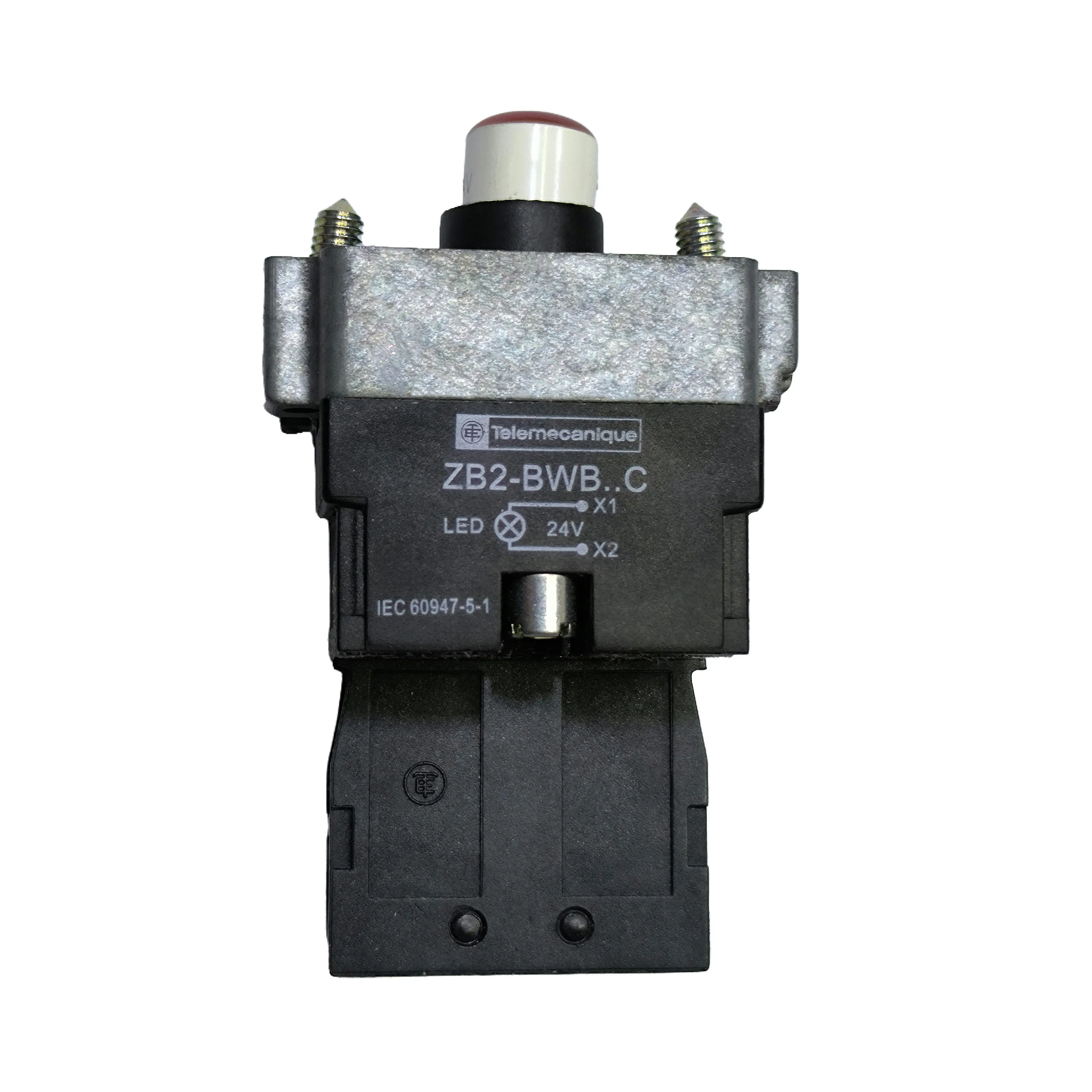 BOTÓN PULSADOR ZB2-BWB41C ROJO