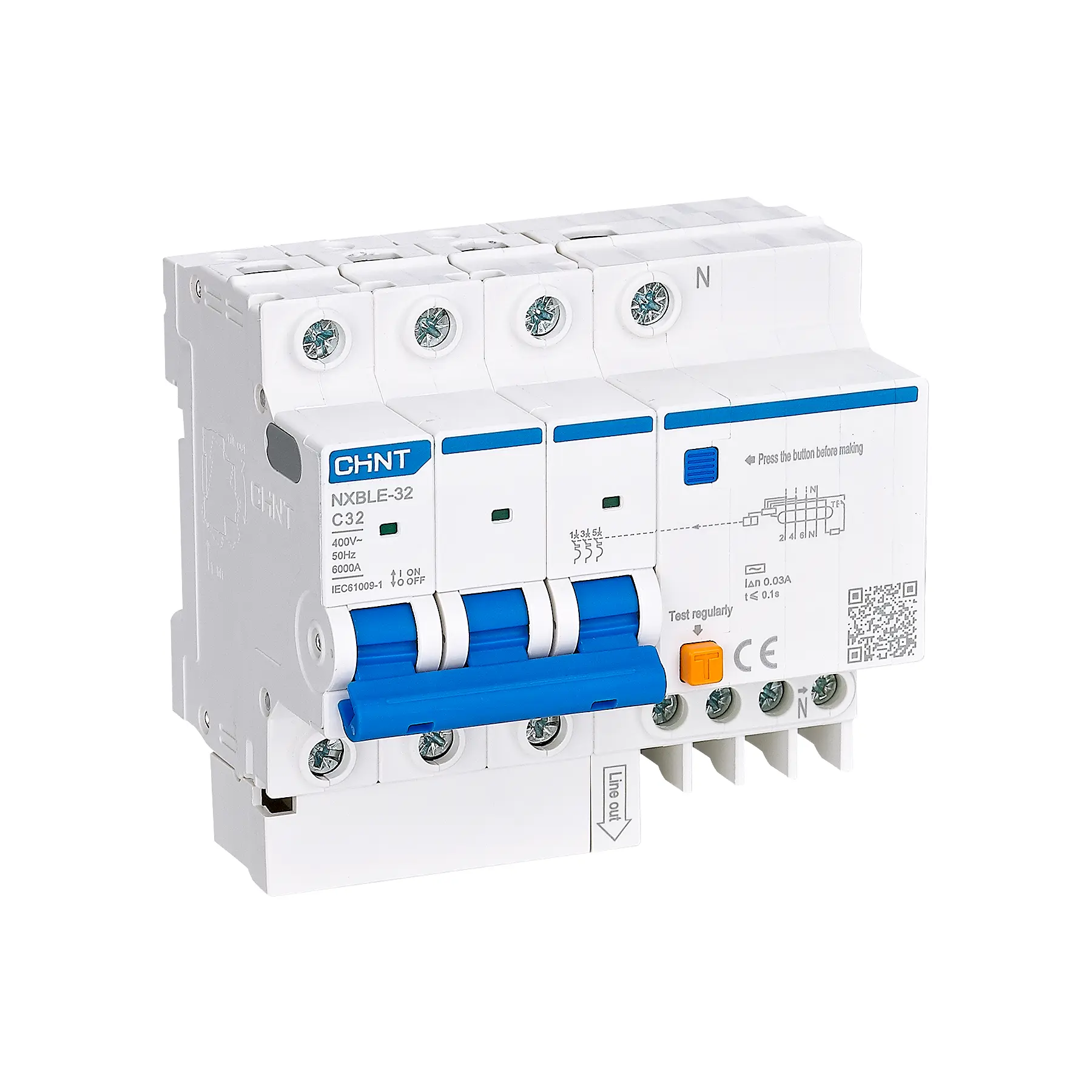 BREAKER - CHINT ELECTRIC NXBLE-32 32AMP 3P