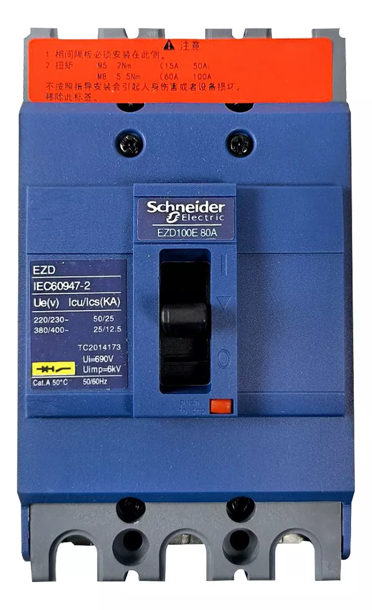 BREAKER - SCHNEIDER ELECTRIC EZD100E3080N