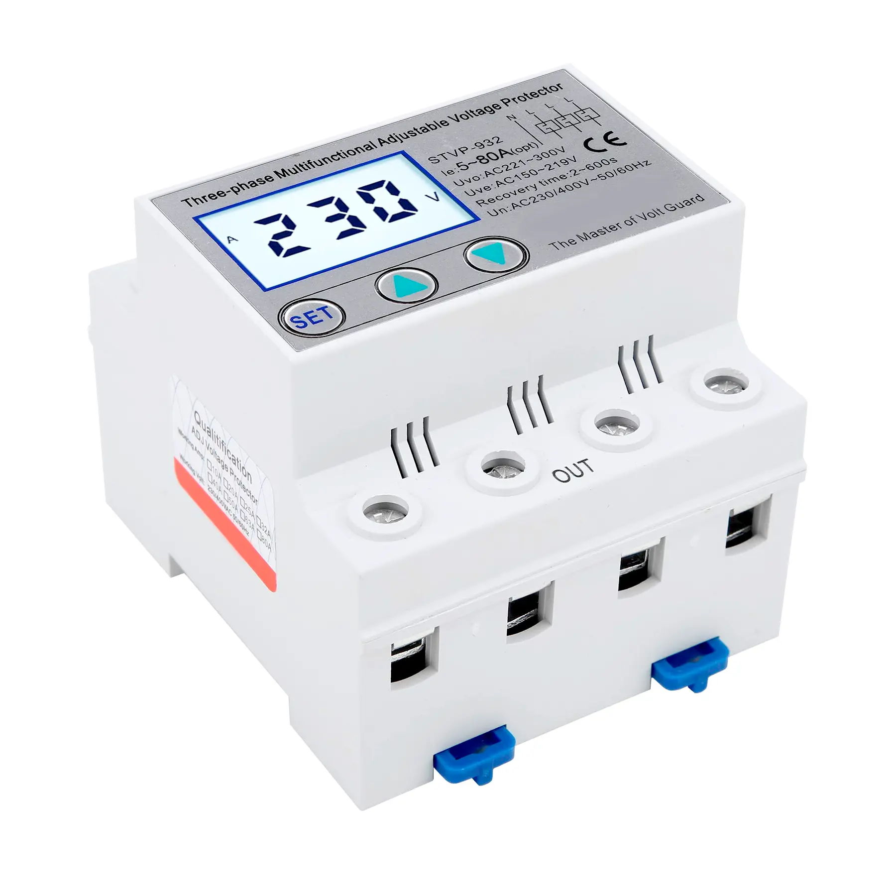 PROTECTOR DE VOLTAJE AJUSTABLE STVP-932 80A