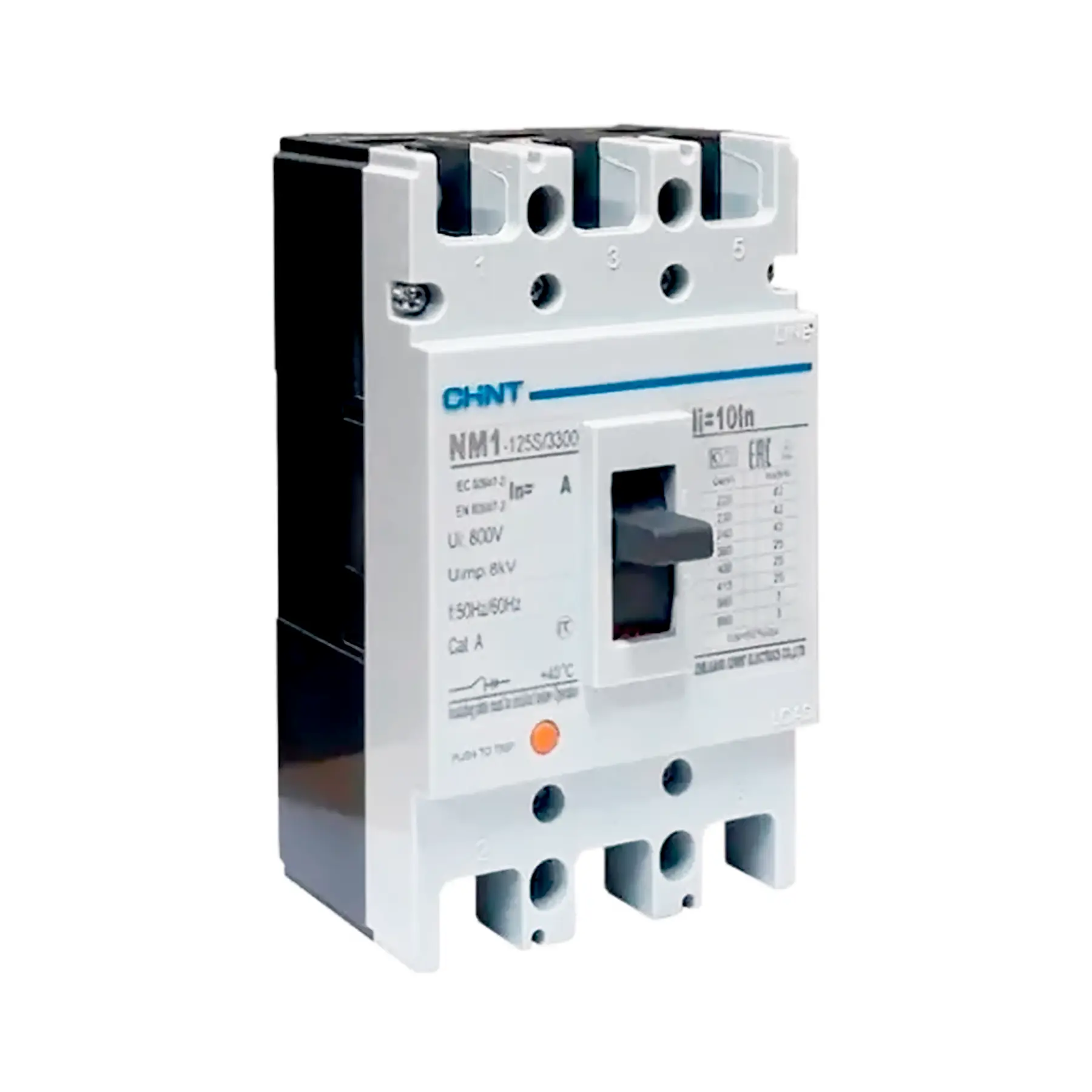 BREAKER - CHINT ELECTRIC NM1-125S/3300 3P (80 A)