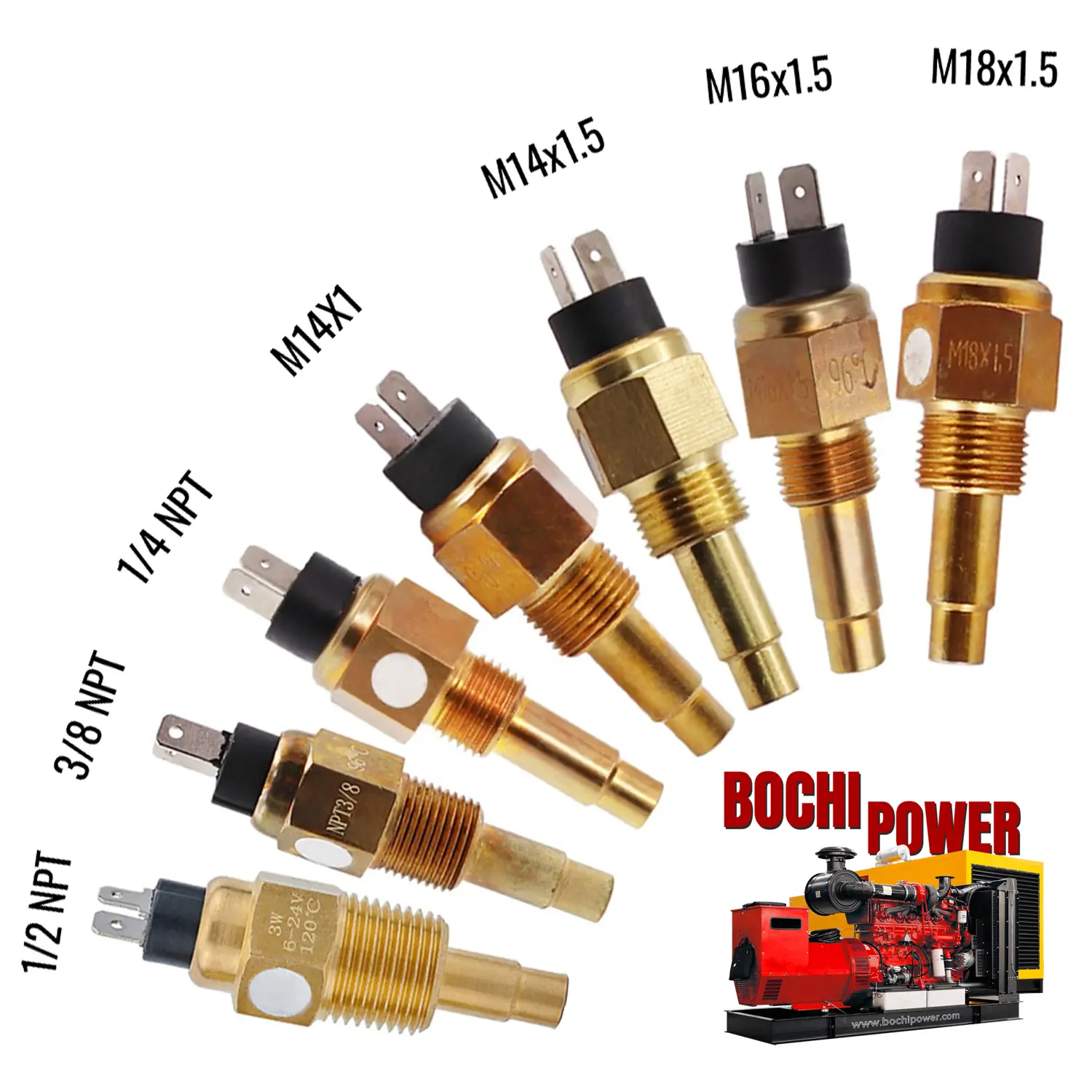 SENSOR DE TEMPERATURA (1/2 NPT)